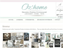 Tablet Screenshot of oz-home.com